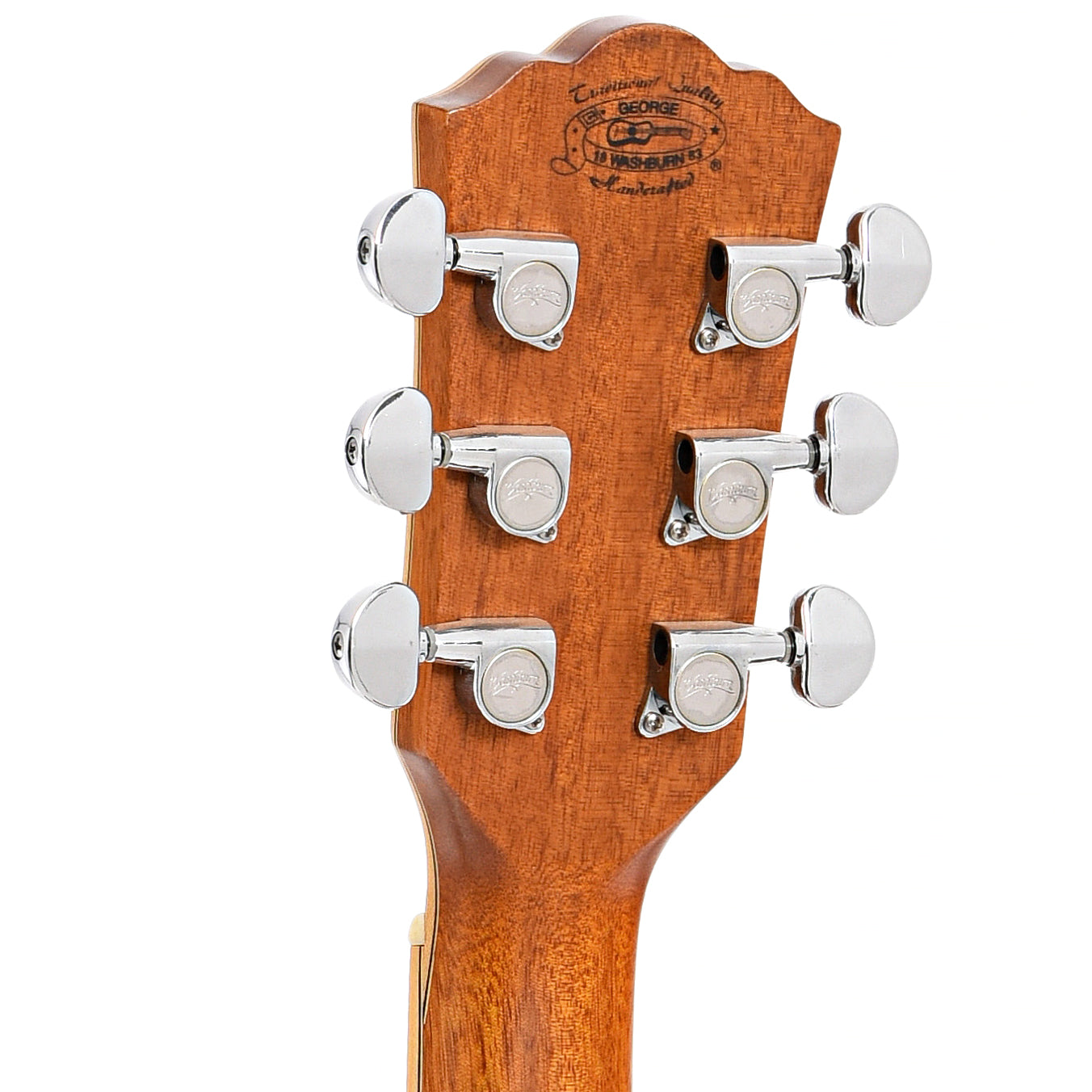 back headstock of Washburn WD15S Acoustic Guitar (2011)