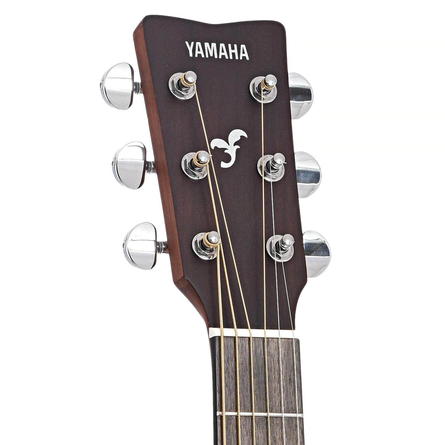 Front headstock of Yamaha FGX800C Acoustic Guitar