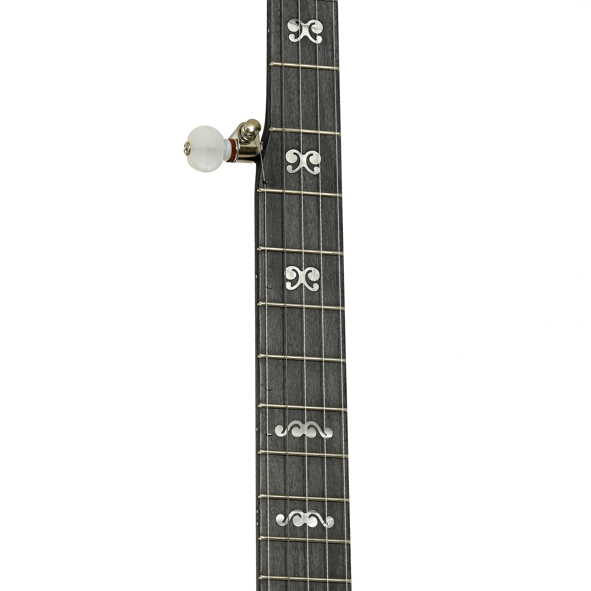 Fretboard of Deering Artisan Goodtime II Special Resonator Banjo 