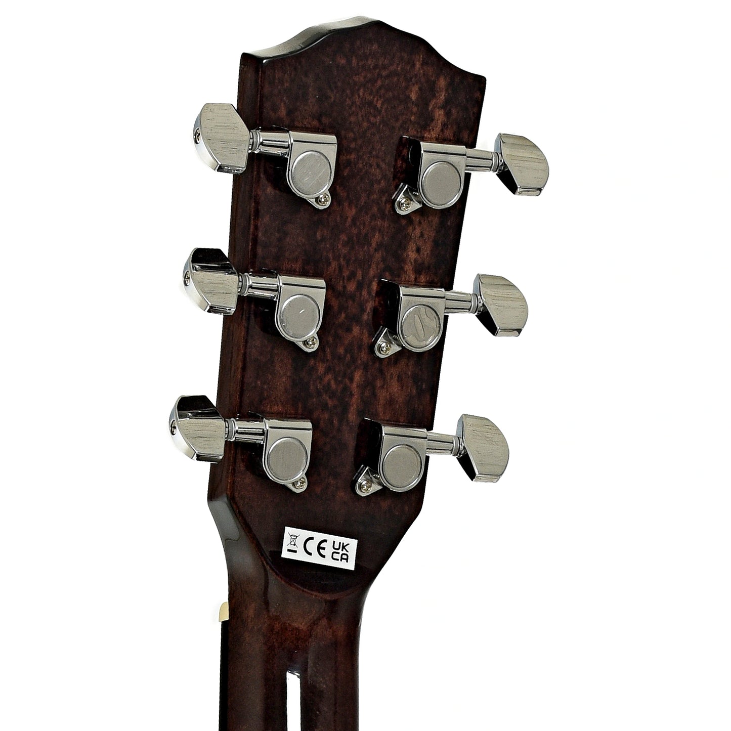 Tuners of Fender CD-140SCE All-Mahogany Dreadnought Acoustic Guitar