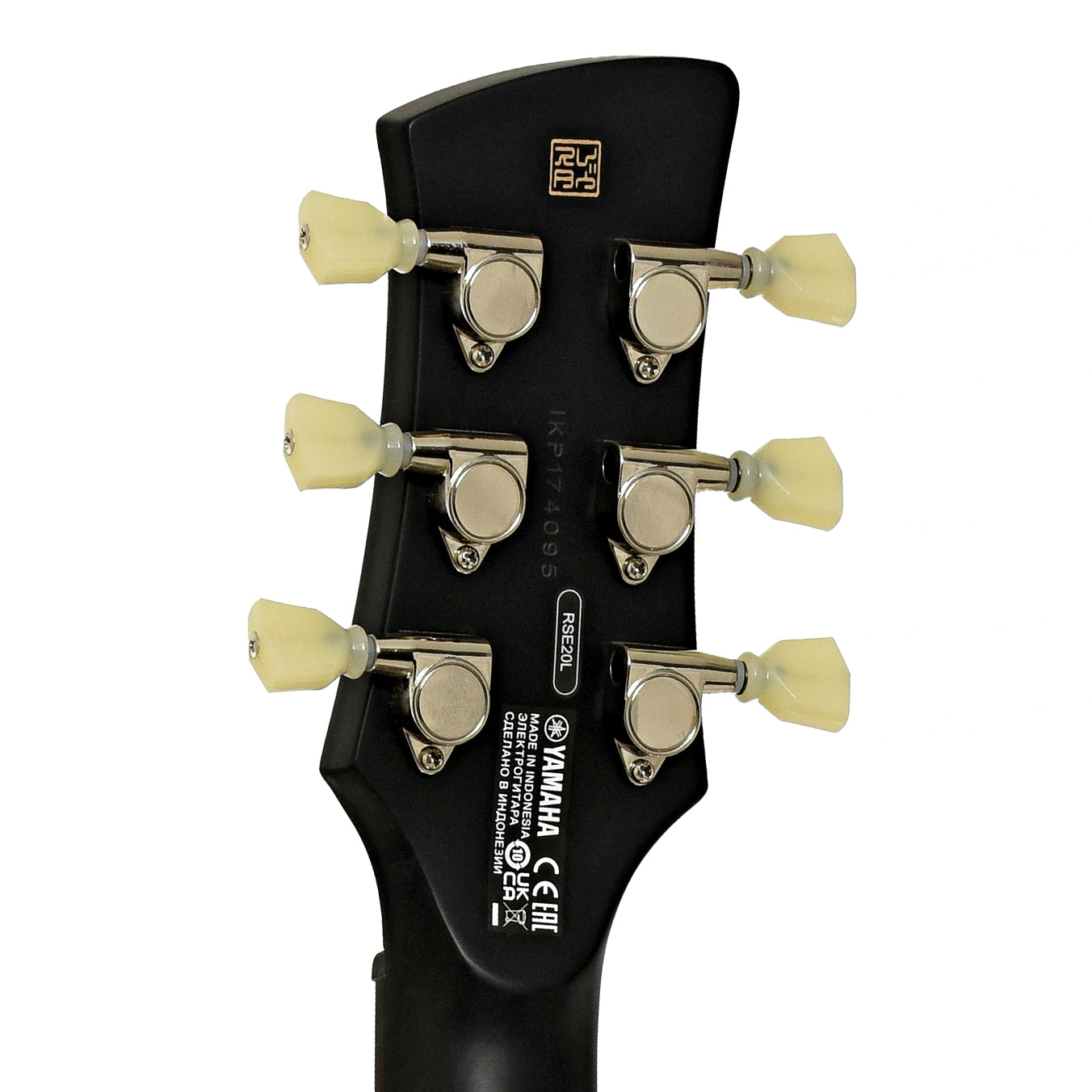 Tuners of Yamaha RSE20L Revstar Element Left Handed Electric Guitar, Black