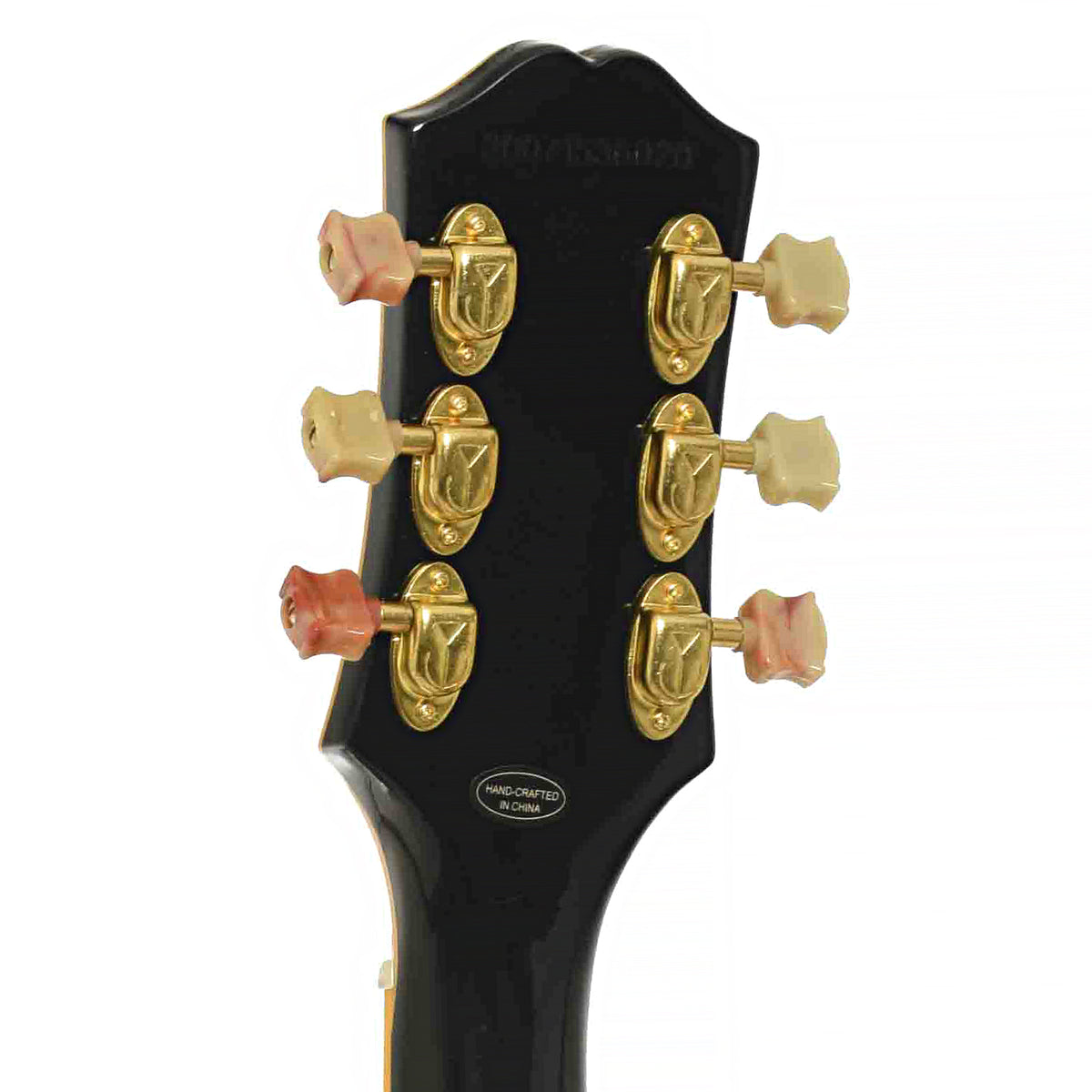 Tuners of Epiphone Joe Bonamassa Black Beauty Les Paul Custom Electric Guitar