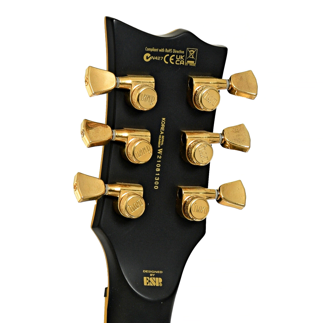 Tuners of ESP LTD EC-1000 Electric Guitar, Vintage Black with Duncans