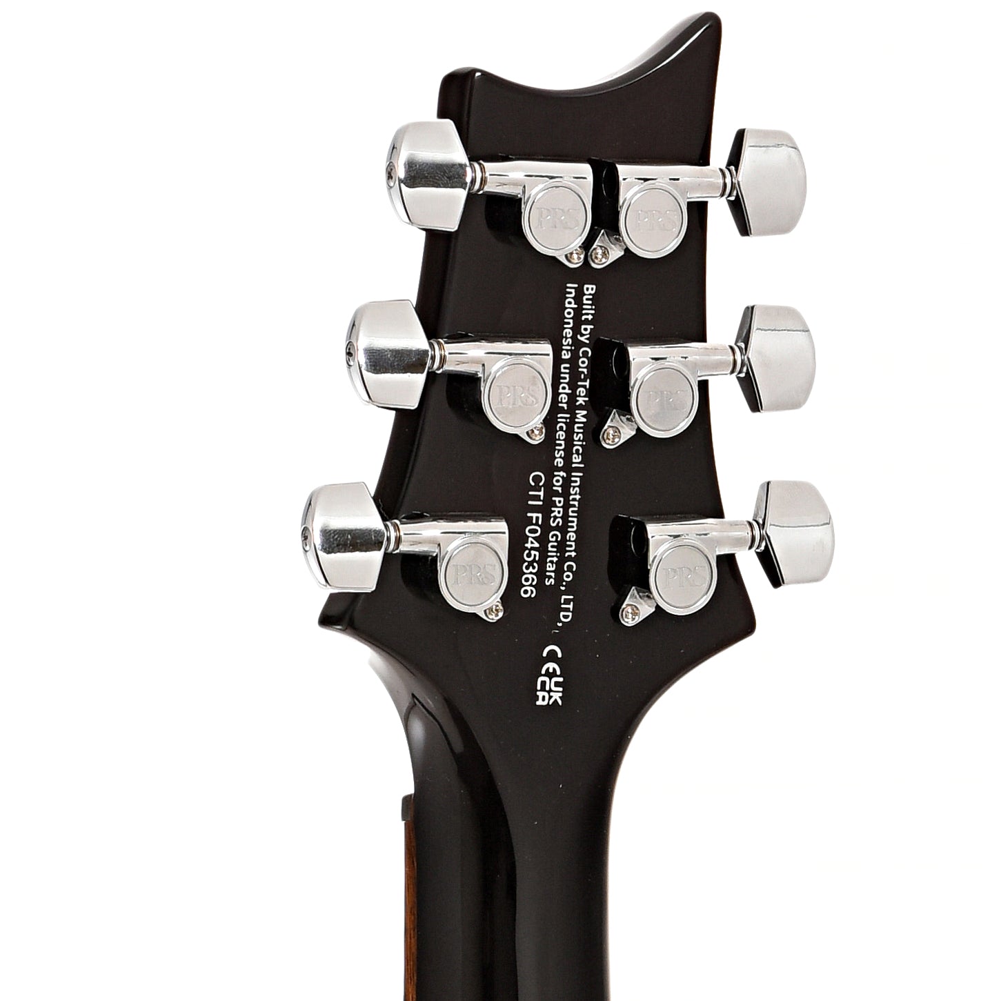 Back headstock of PRS SE DGT, Gold Top