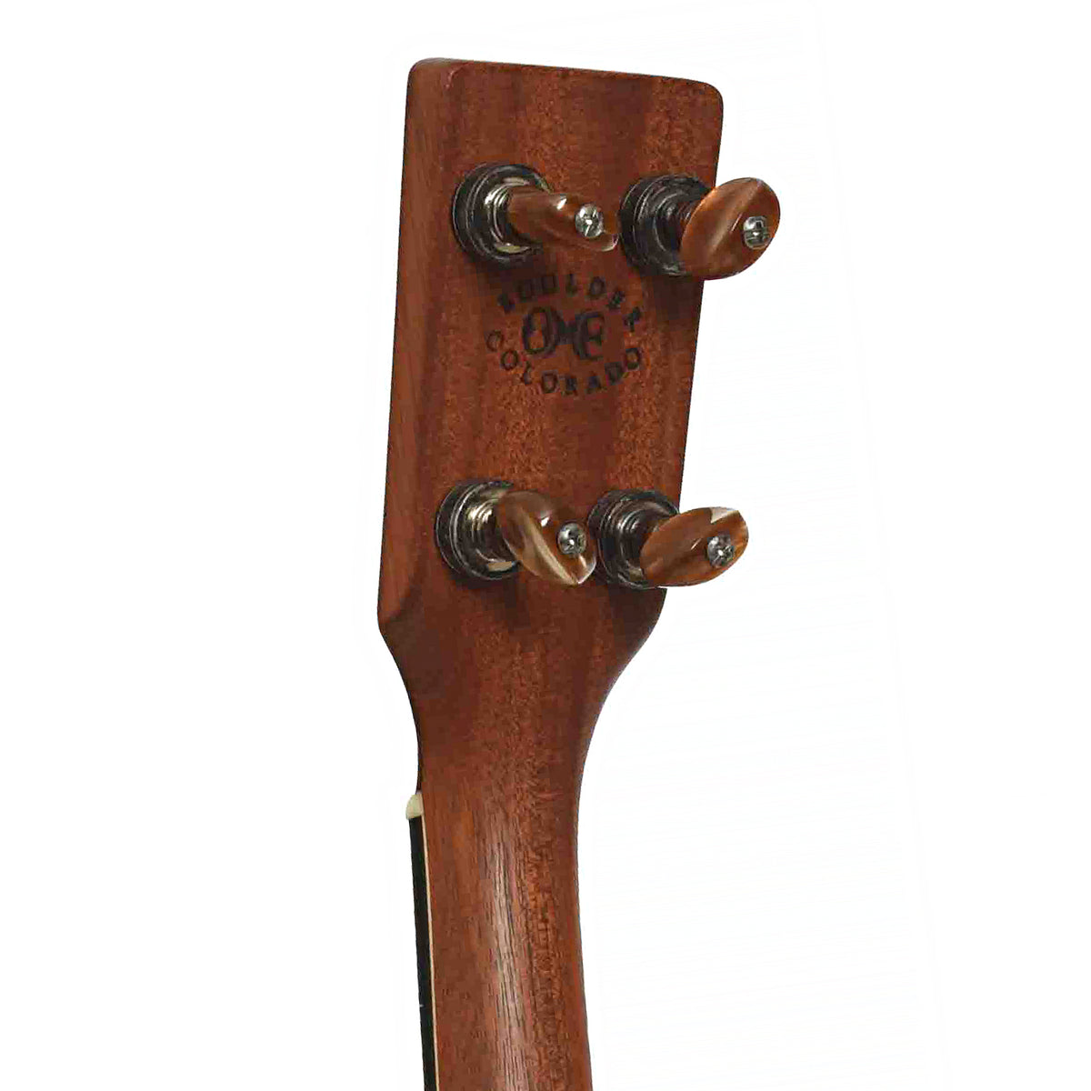 Tuners of Ome Tupelo Cherry 12 in. Openback Banjo