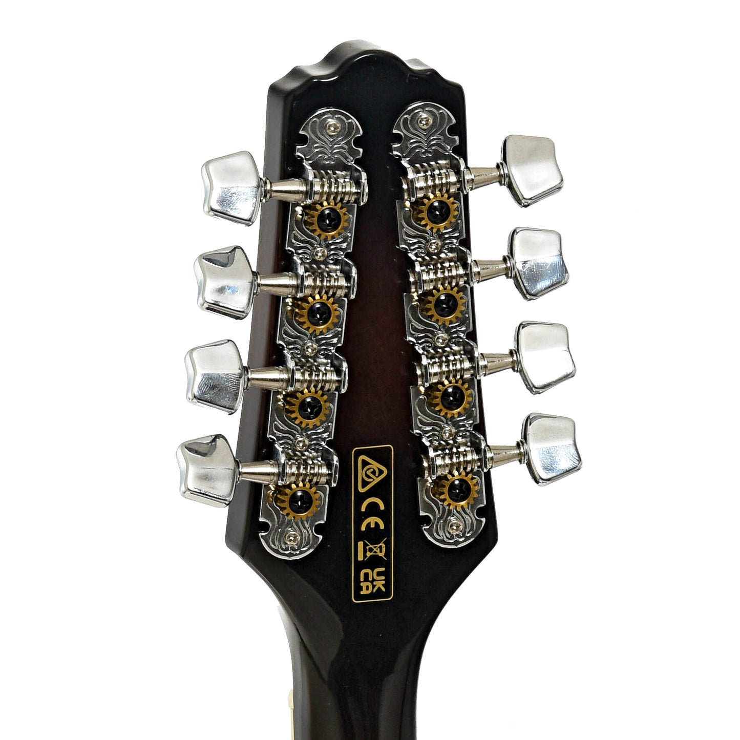 Tuners of Ibanez M510E Acoustic-Electric A-Style Mandolin, Dark Violin Sunburst