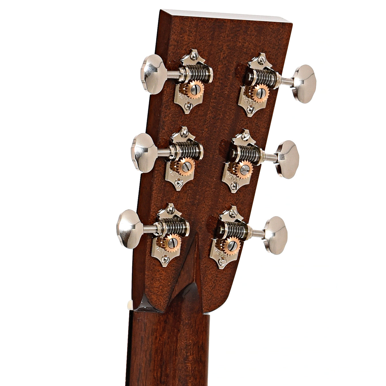 back headstock of Collings D2HT Traditional Series, Indian Rosewood with Sitka Top
