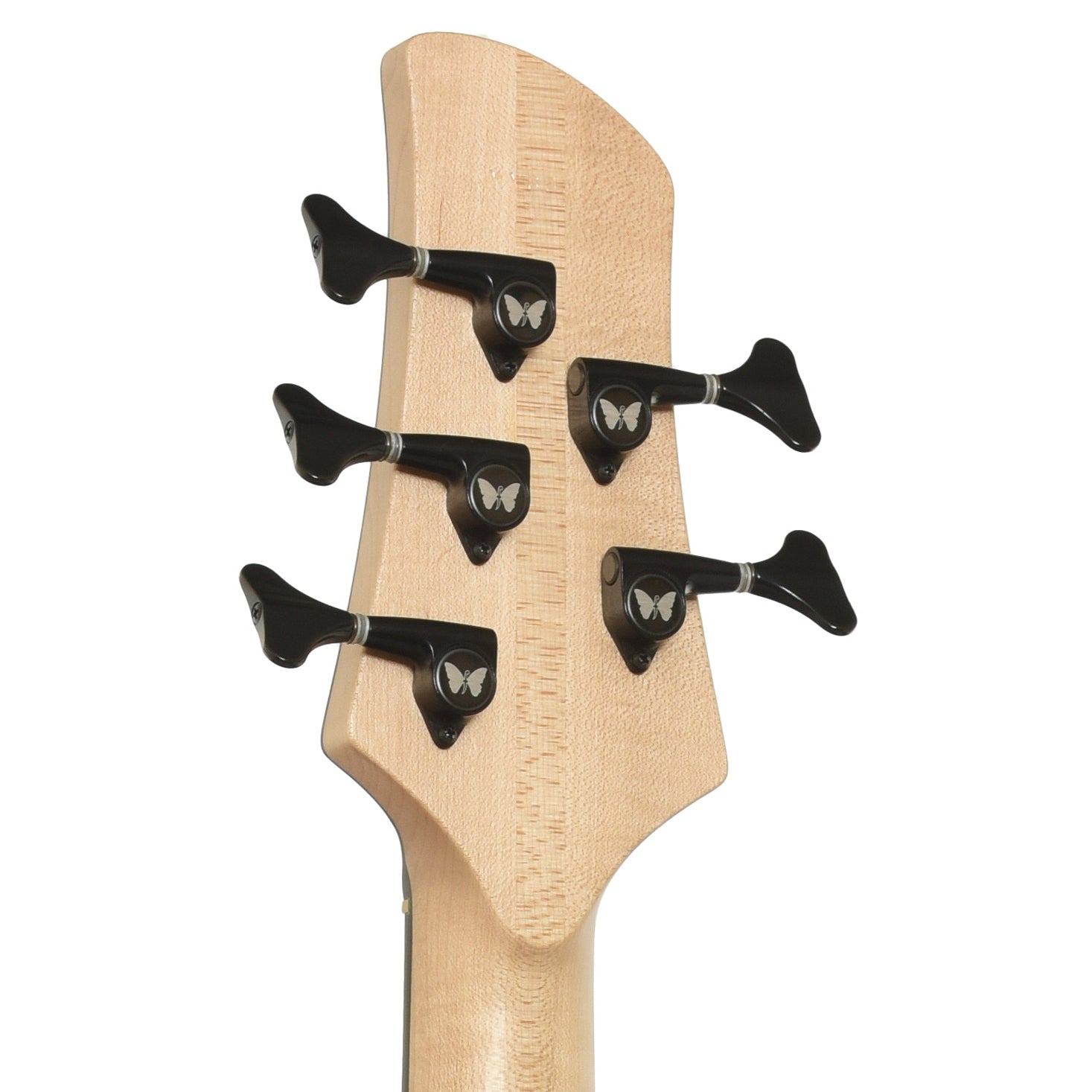 Tuners of Fodera Yin Yang Standard Blister Maple 5-String Electric Bass