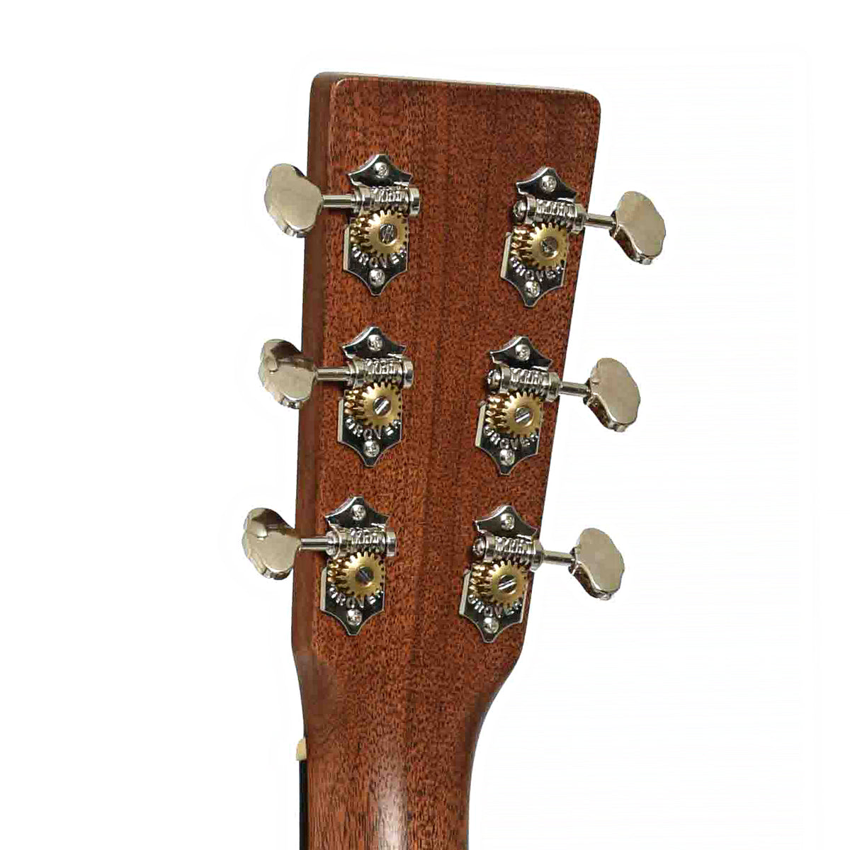 Tuners of Martin J-16E Acoustic Guitar & Gigbag, Cream