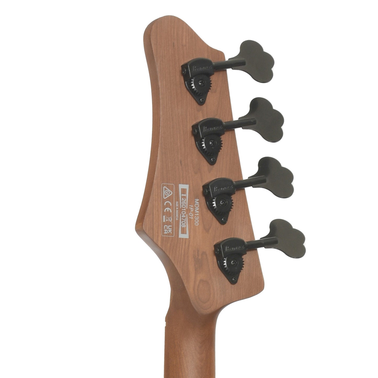 Tuners of Ibanez Mode MDM1300 Electric Bass, Natural Stained Amber Burst