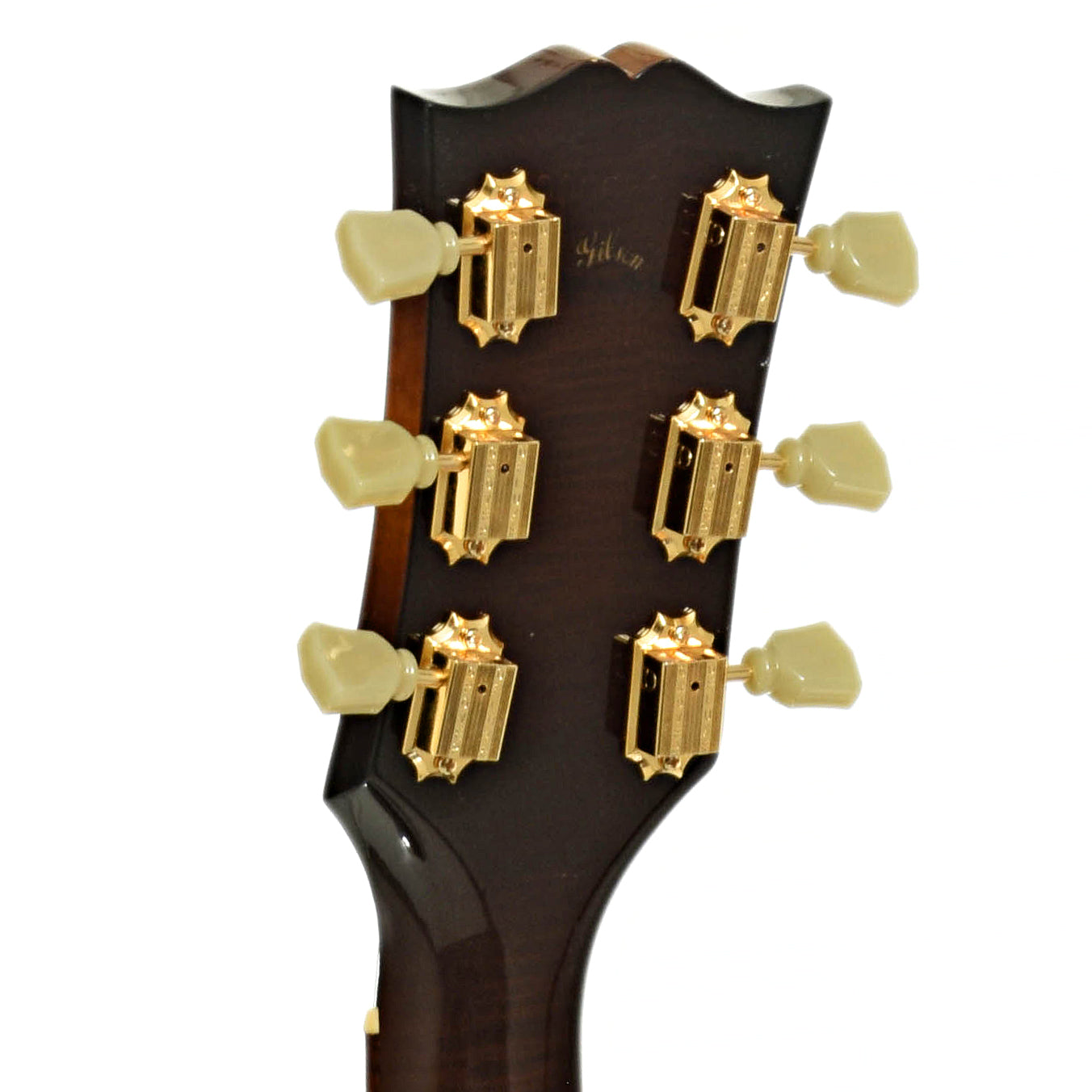 Tuners of Gibson J-100 Custom Acoustic Guitar