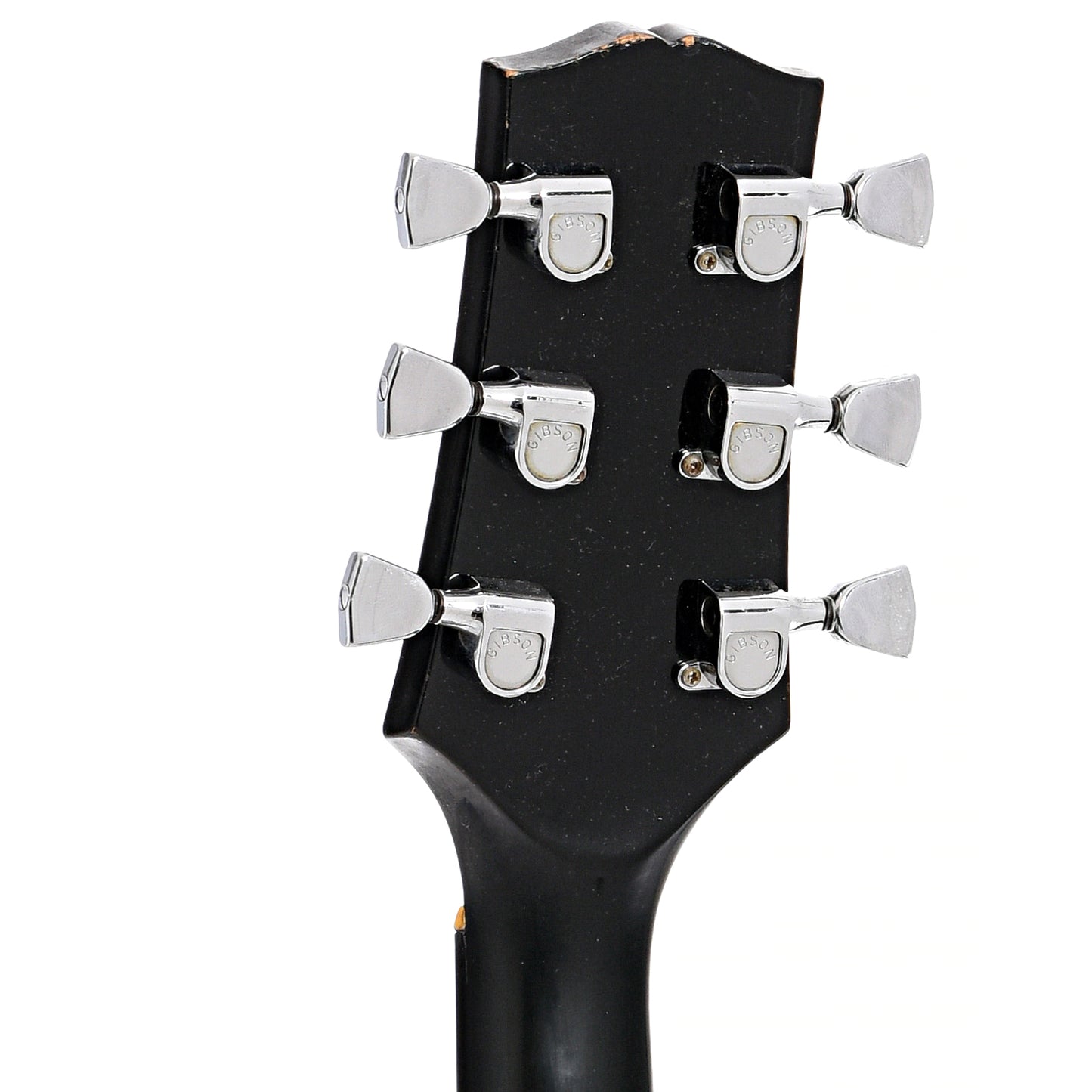 Back headstock of Gibson L-6S Electric Guitar