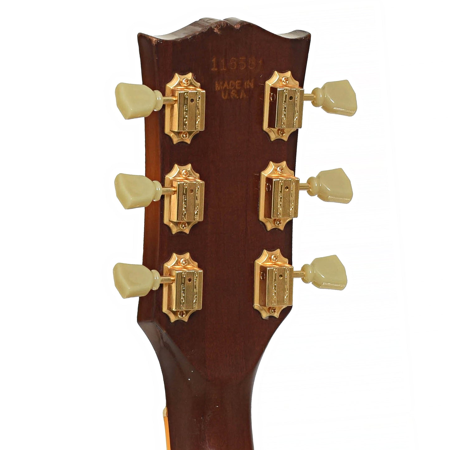 Tuners of Gibson Les Paul Deluxe Electric Guitar