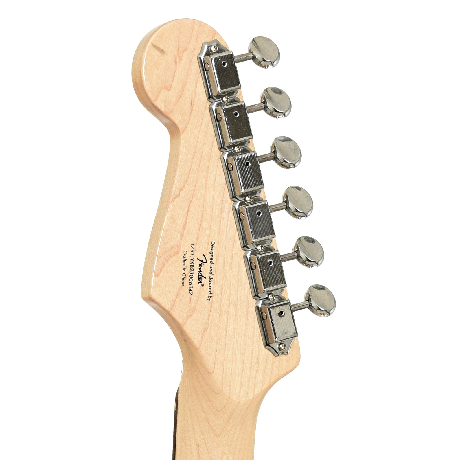 Tuners of Squier Paranormal Custom Nashville Stratocaster Electric Guitar