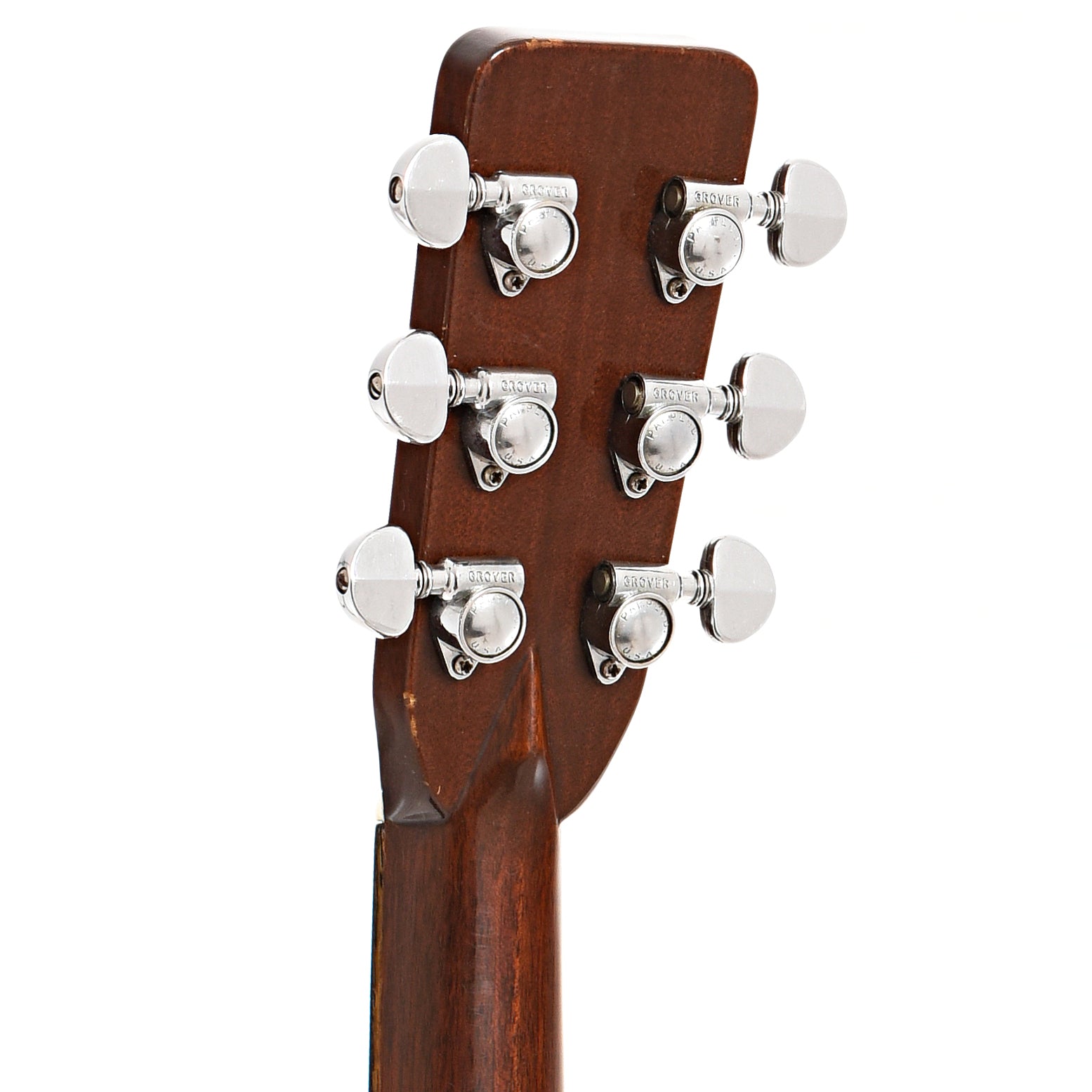 Back headstock of Martin D-28 Acoustic Guitar (1963)