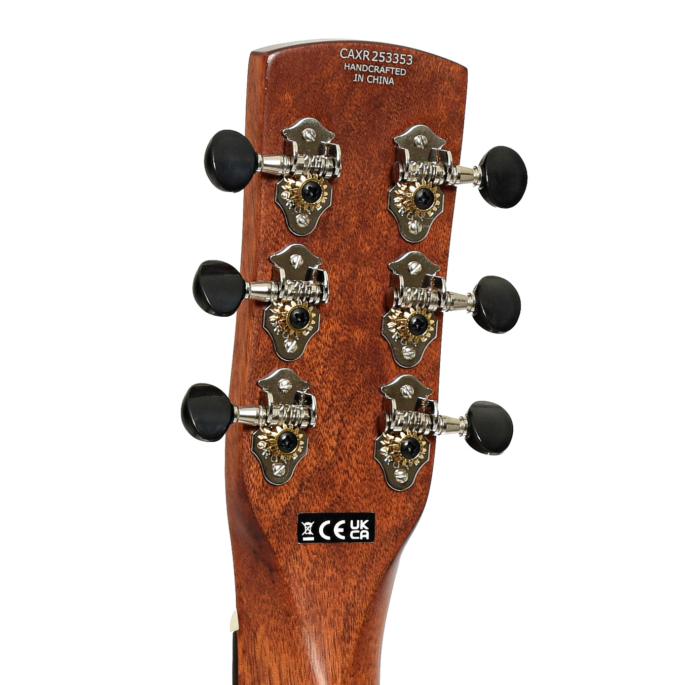 Tuners of Gretsch G9201 Honey Dipper Round-Neck Resonator Acoustic Guitar
