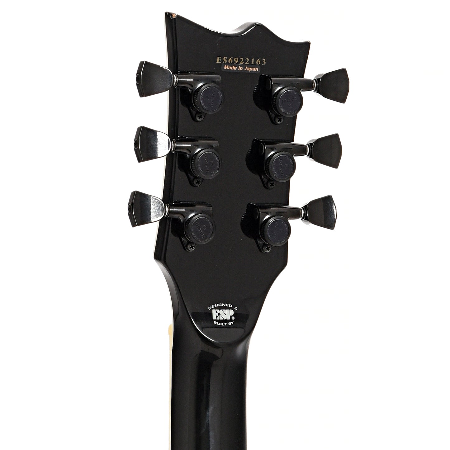 Back headstock of ESP E-II Eclipse Electric Guitar
