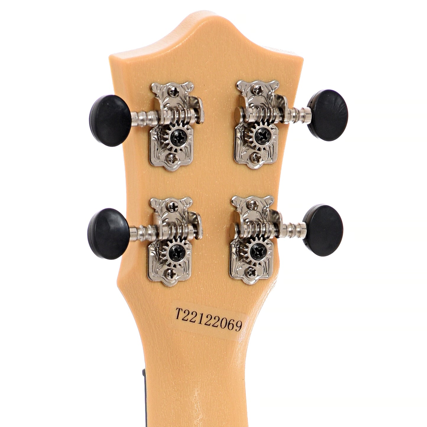 Back headstock of Flight Travel Series TUS65 Ruby Soprano Uke