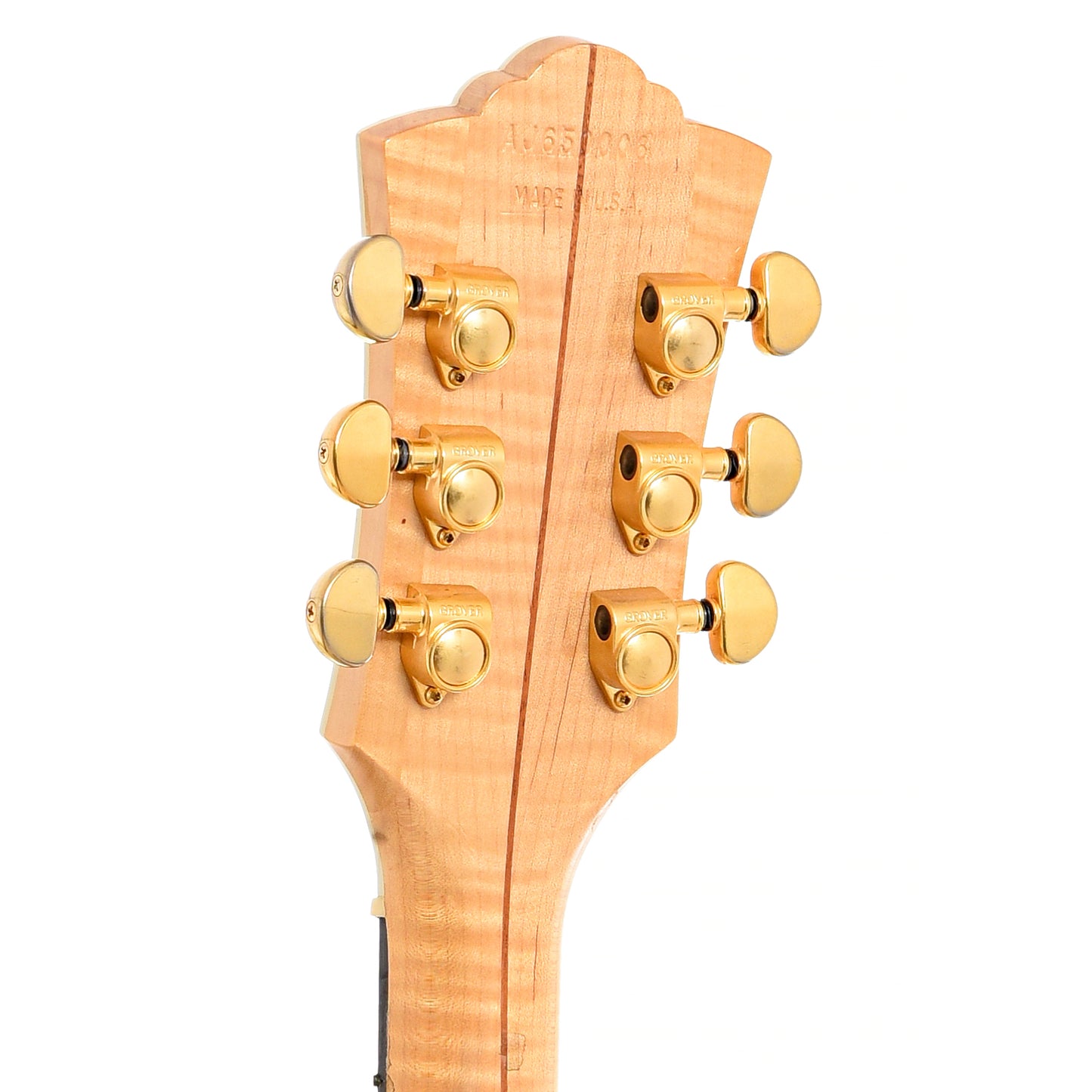 Back headstock of Guild JF-65 Acoustic Guitar (1997)