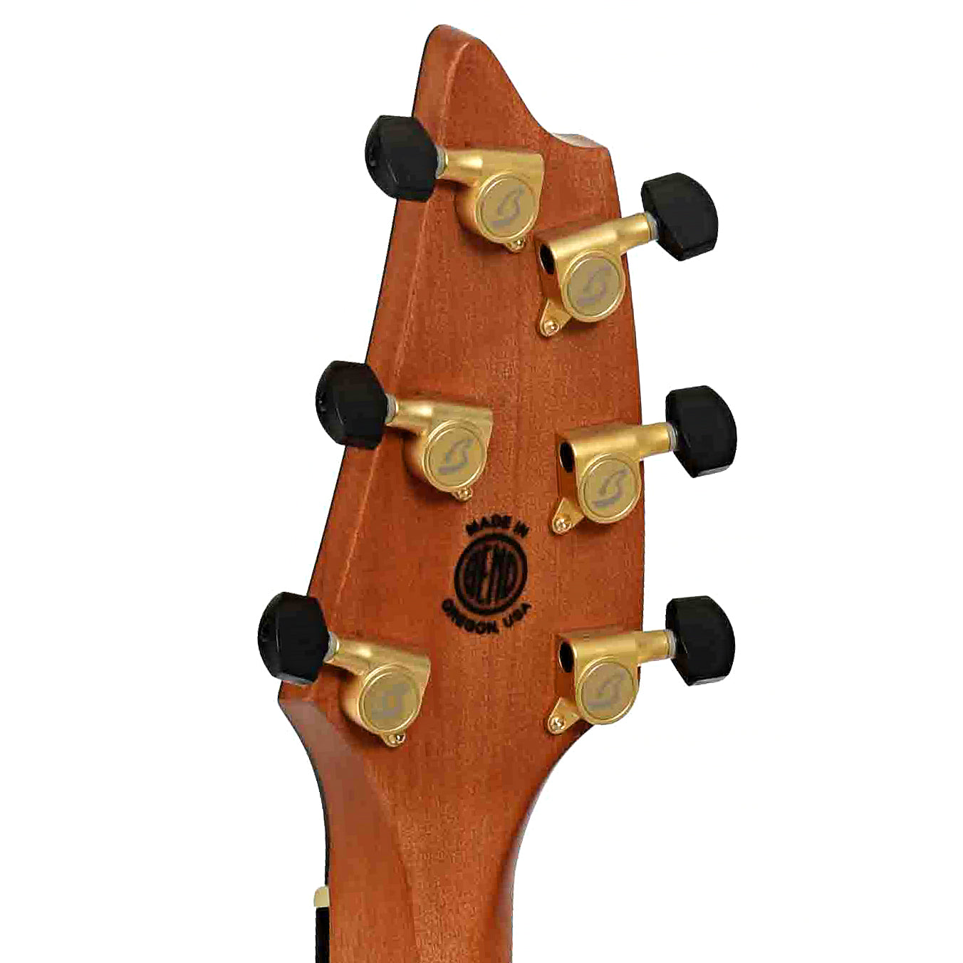 Tuners of Breedlove Oregon Concert Bourbon E Acoustic Guitar