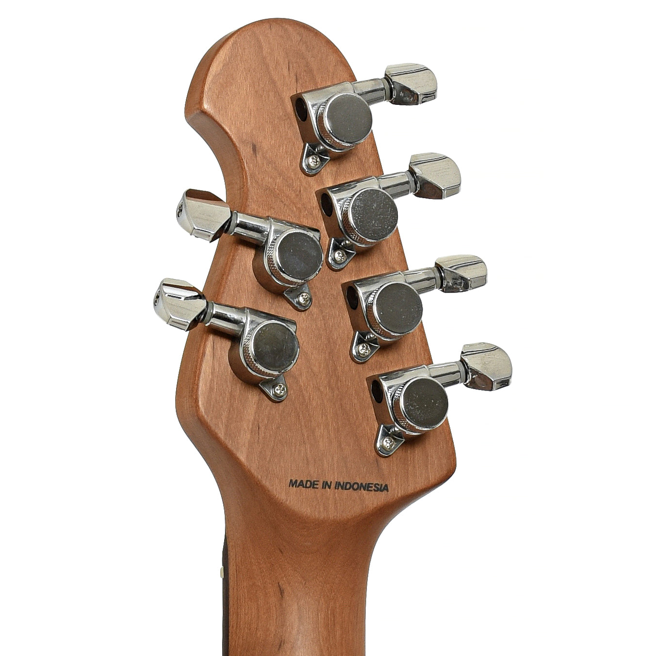 Tuners of Sterling by Music Man Luke HSS Electric Guitar, Heritage Cherry Burst