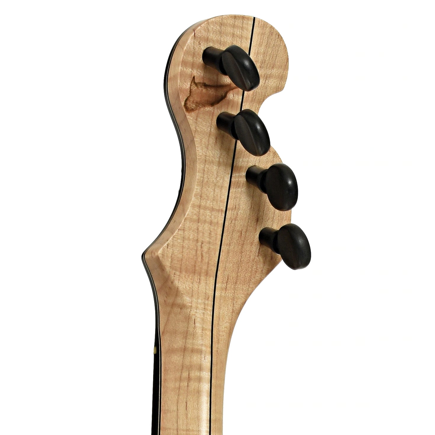 Tuners of Chuck Lee Hawkins Spring 12" Fretless Openback Banjo, #876