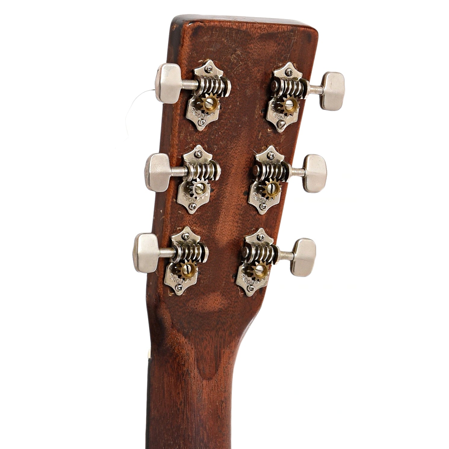 Back headstock of 1946 Martin 000-18 Acoustic Guitar 