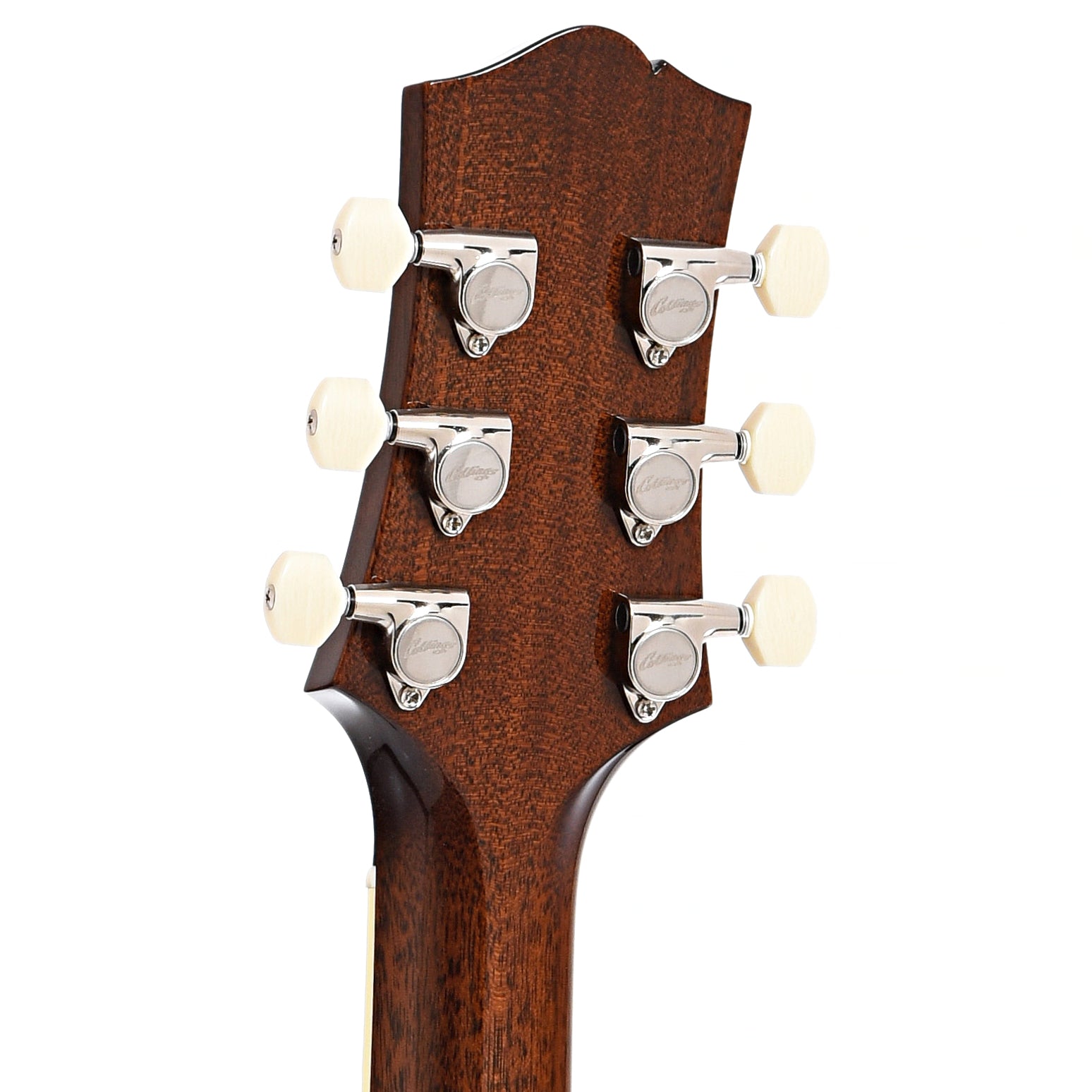 Back headstock of Collings CL Electric Guitar, Tobacco Sunburst