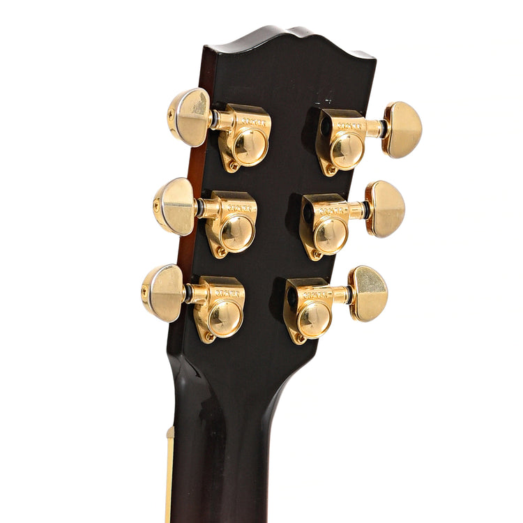 Back headstock of 2001 Gibson J-185 EC Acoustic Guitar 