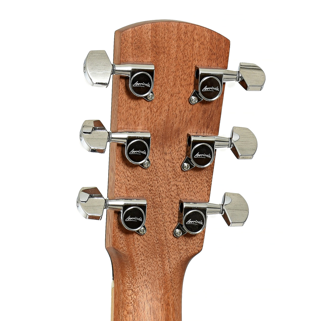 Tuners of Larrivee OM-03 Mahogany Recording Series Acoustic Guitar