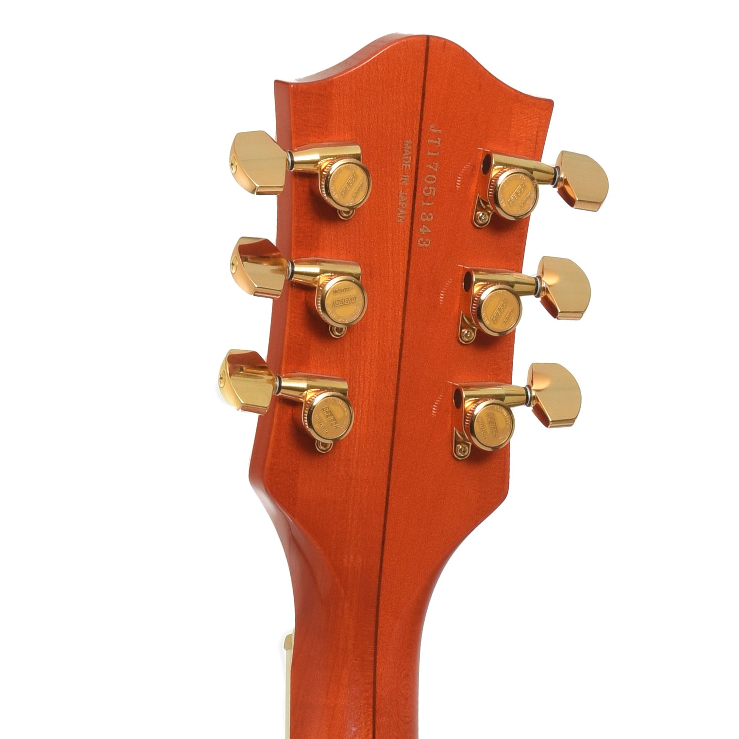 Tuners of Gretsch G6120TFM Players Edition Nashville Hollowbody Electric Guitar