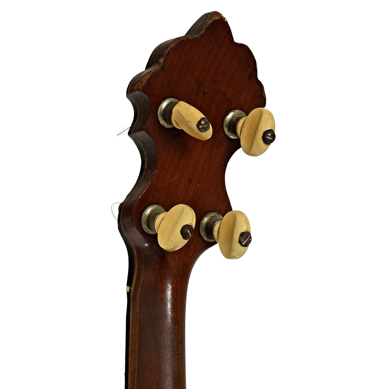 Tuners of S.S. Stewart Universal Favorite No. 2 + Openback Banjo