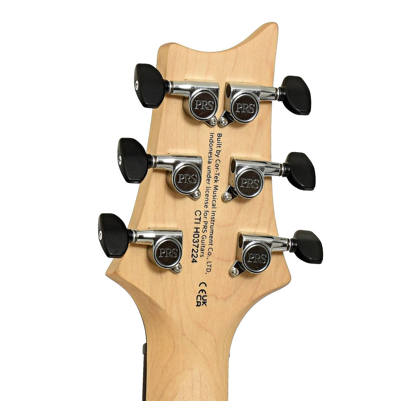 Tuners of PRS SE CE 24 Standard Satin Stoptail Vintage Cherry Electric Guitar