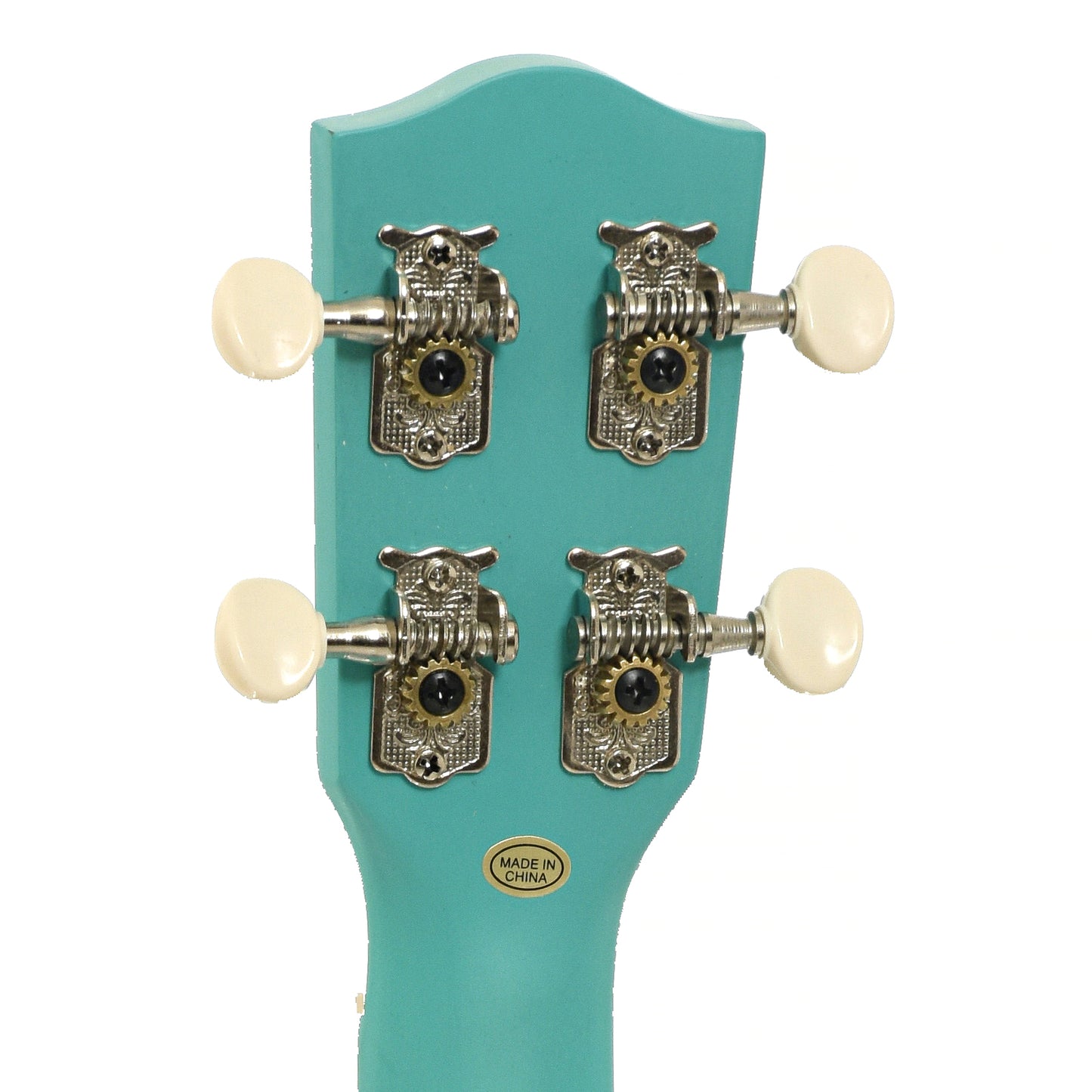 Tuners of Ohana SK-10 Soprano Ukulele, Turquoise