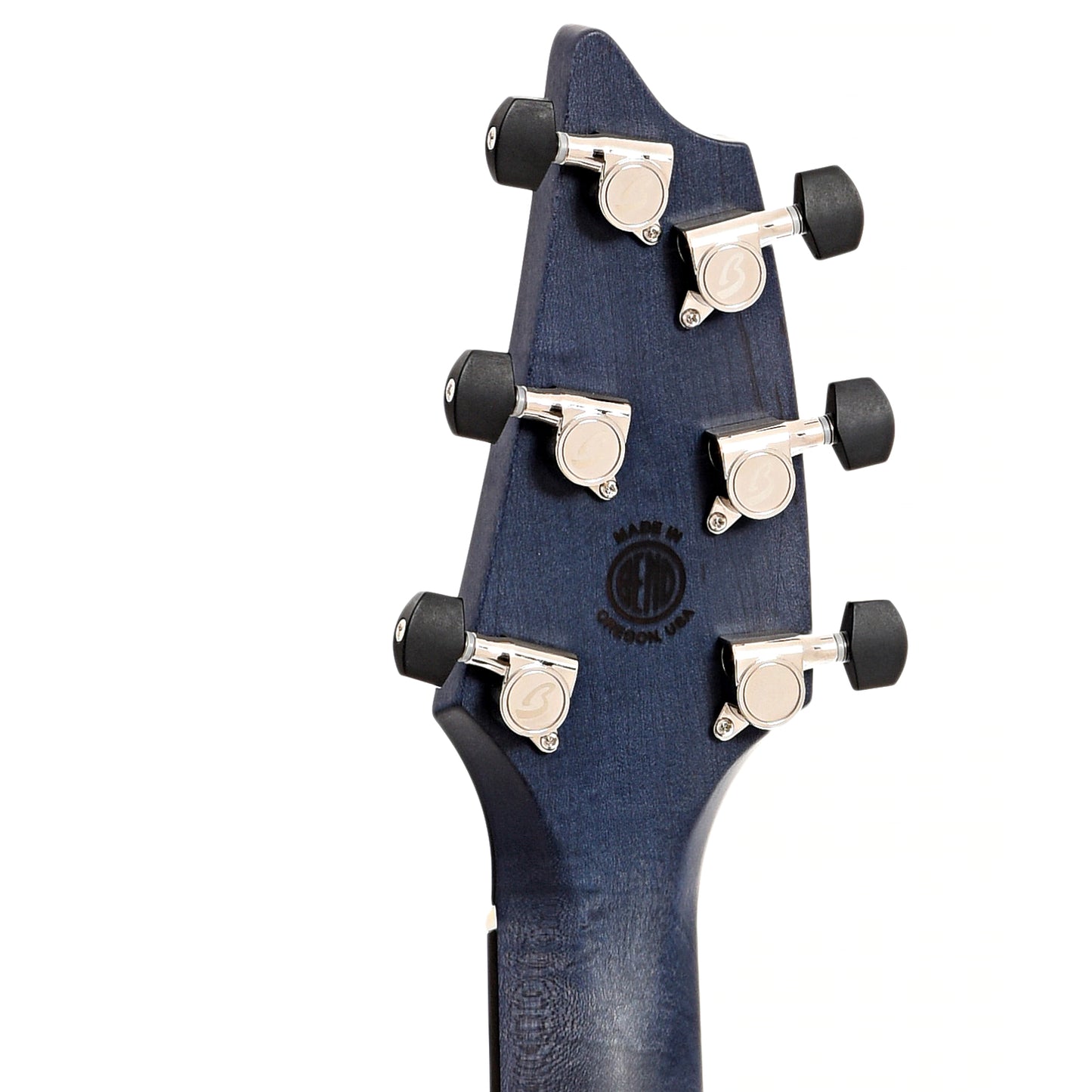 Back headstock of Breedlove Oregon Concert Thinline Stormy Night CE Acoustic-Electric Guitar
