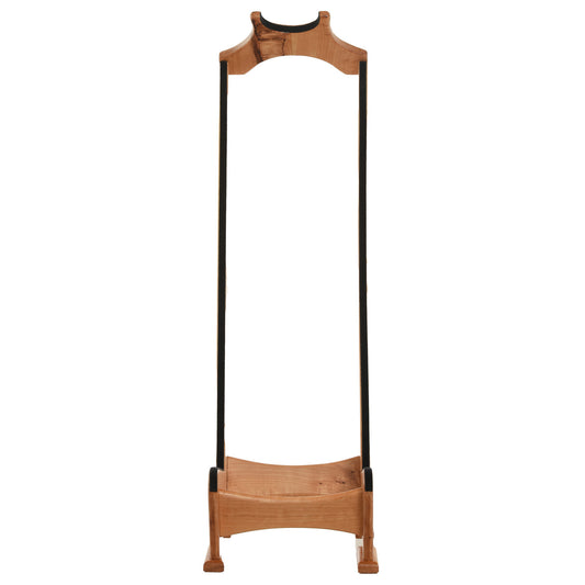 Front of Lee Murdock Studio Guitar Stand, Quilted Maple