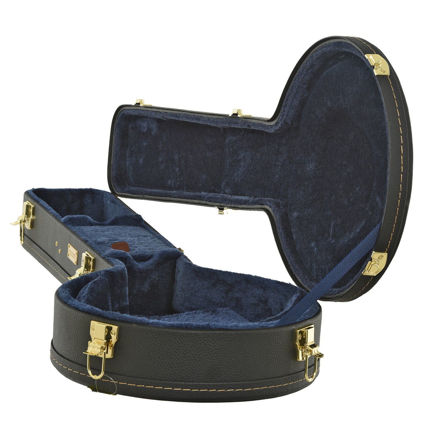 Image 3 of Crossrock Case Company Openback Banjo Hardshell Case, Black