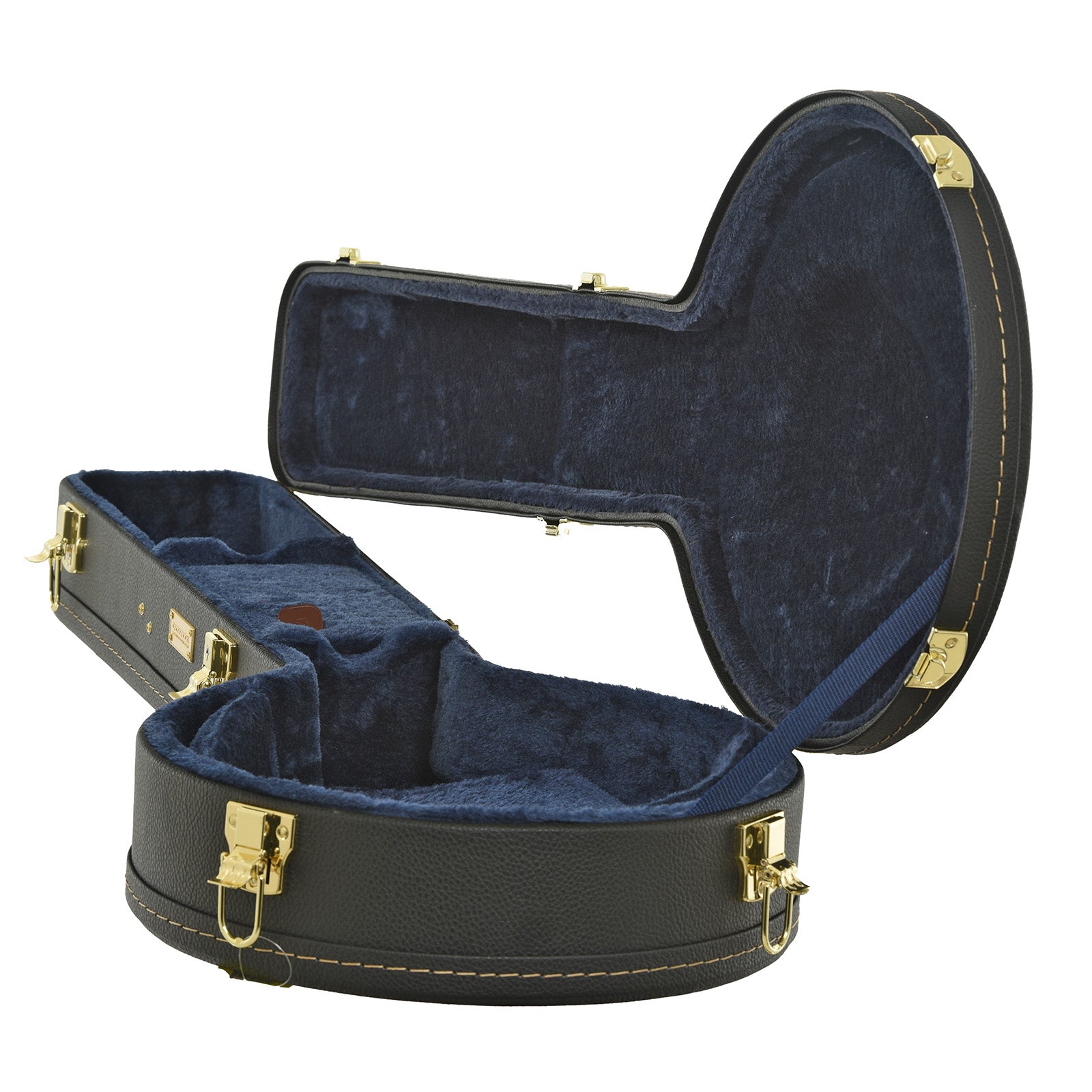 Image 3 of Crossrock Case Company Openback Banjo Hardshell Case, Black