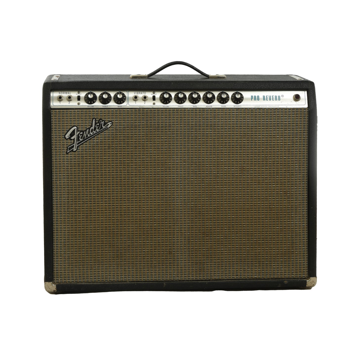 Front of Fender Pro Reverb Combo Amplifier