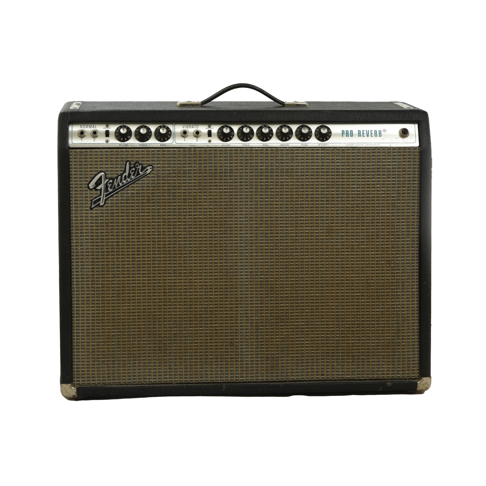 Front of Fender Pro Reverb Combo Amplifier