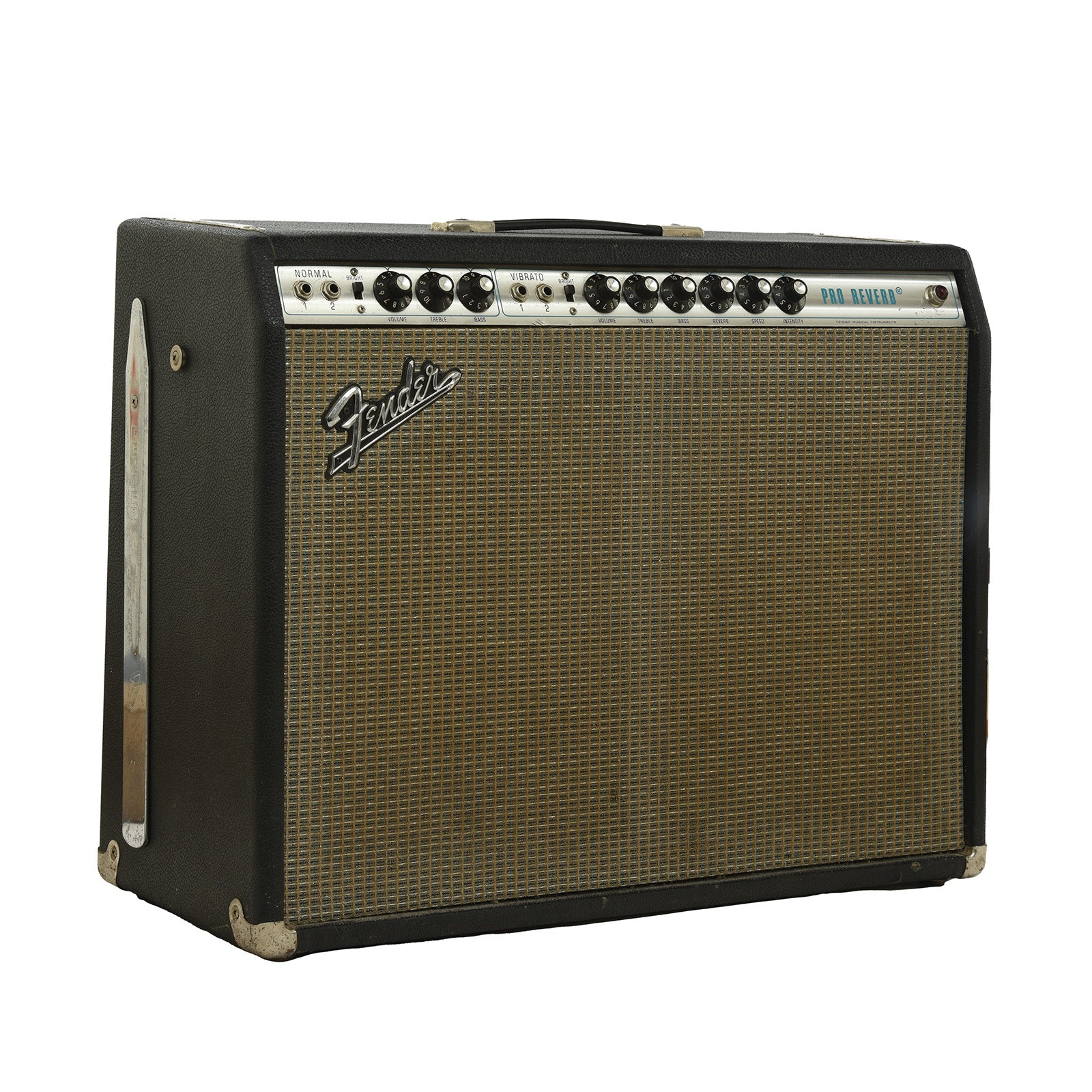 Front and side of Fender Pro Reverb Combo Amplifier