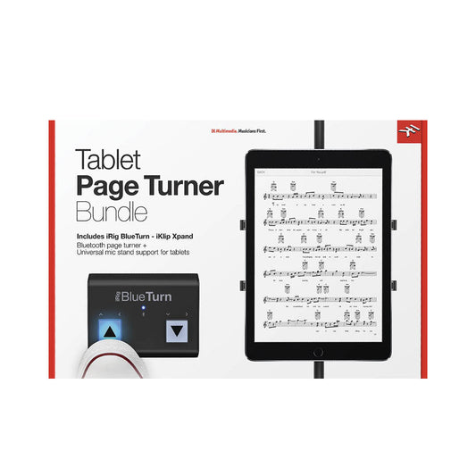 packaged iRig BluTurn + iKlip Xpand Bundle