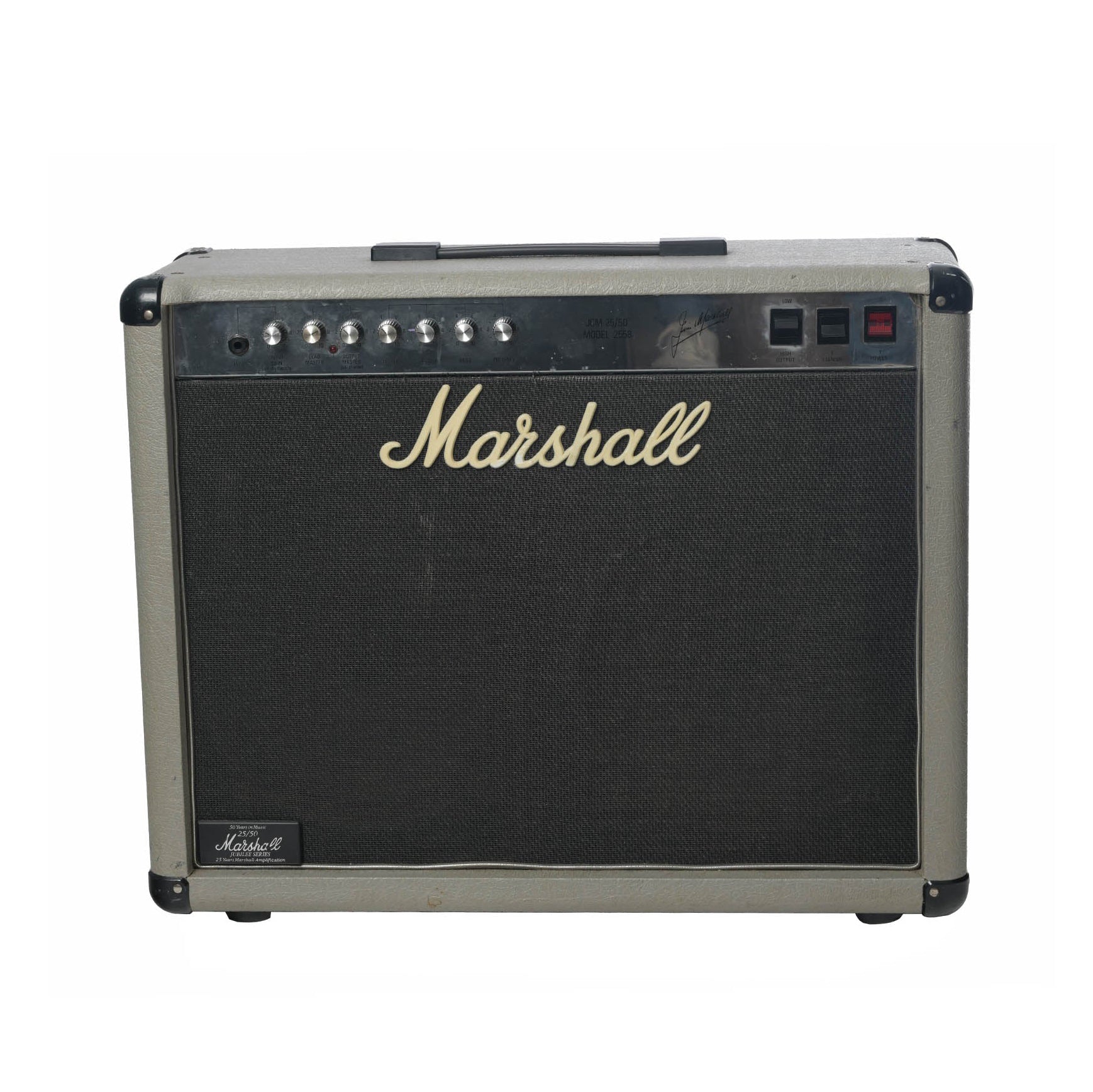 Front of Marshall JCM25/50 2558 Silver Jubilee 212 Combo (c.1987-88)