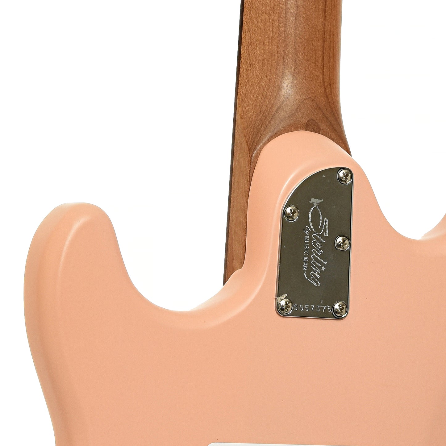 Neck joint of Sterling By Music Man Cutlass Electric Guitar