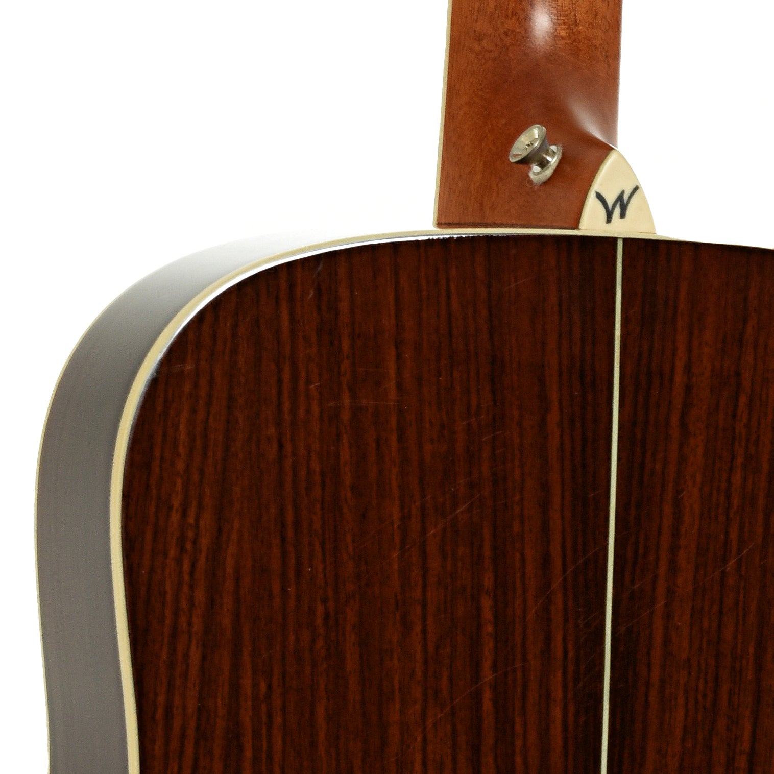 Neck joint of Washburn WD20S Acoust ic Guitar