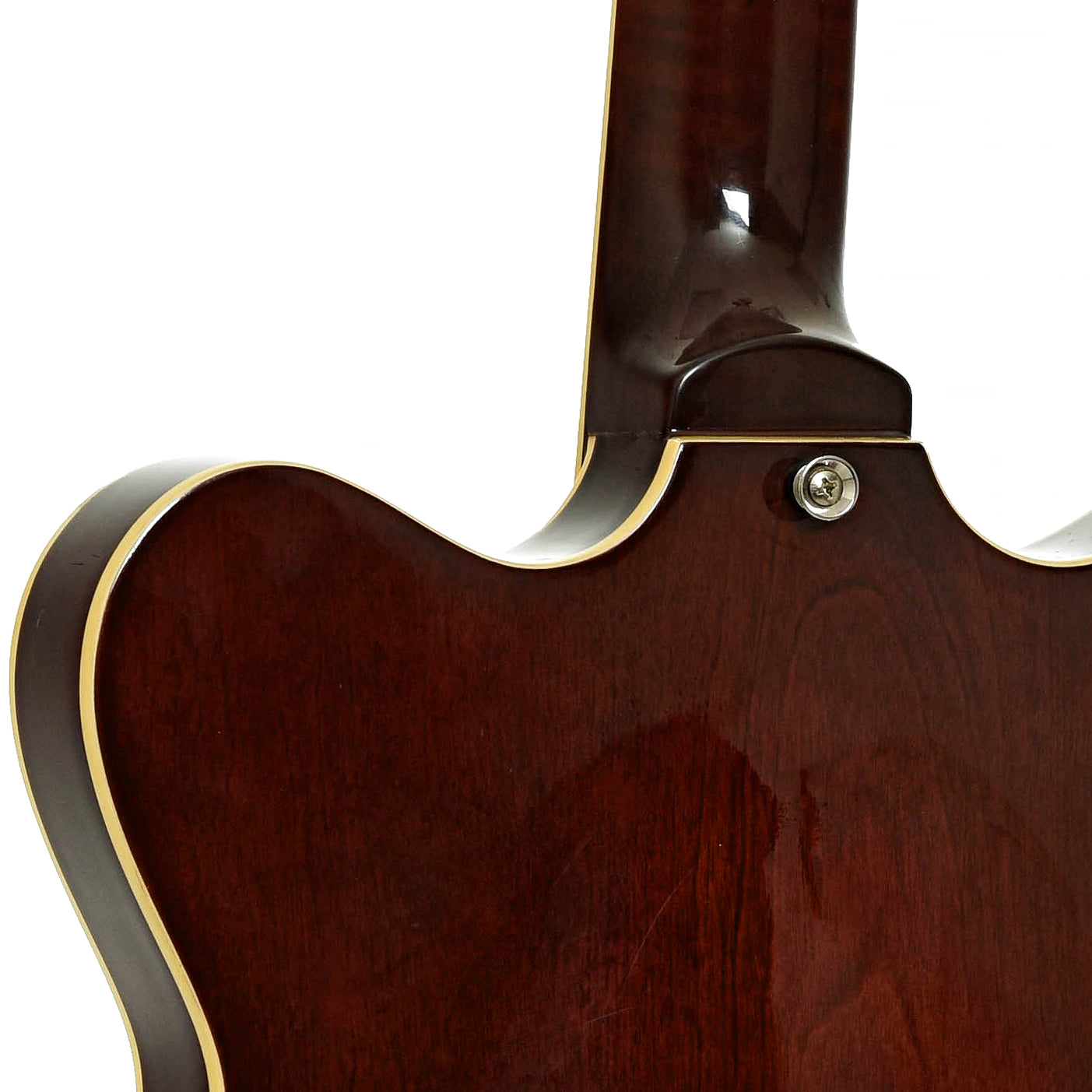 Neck joint of Eastwood Classic 6 Semi-Hollowbody Electric Guitar