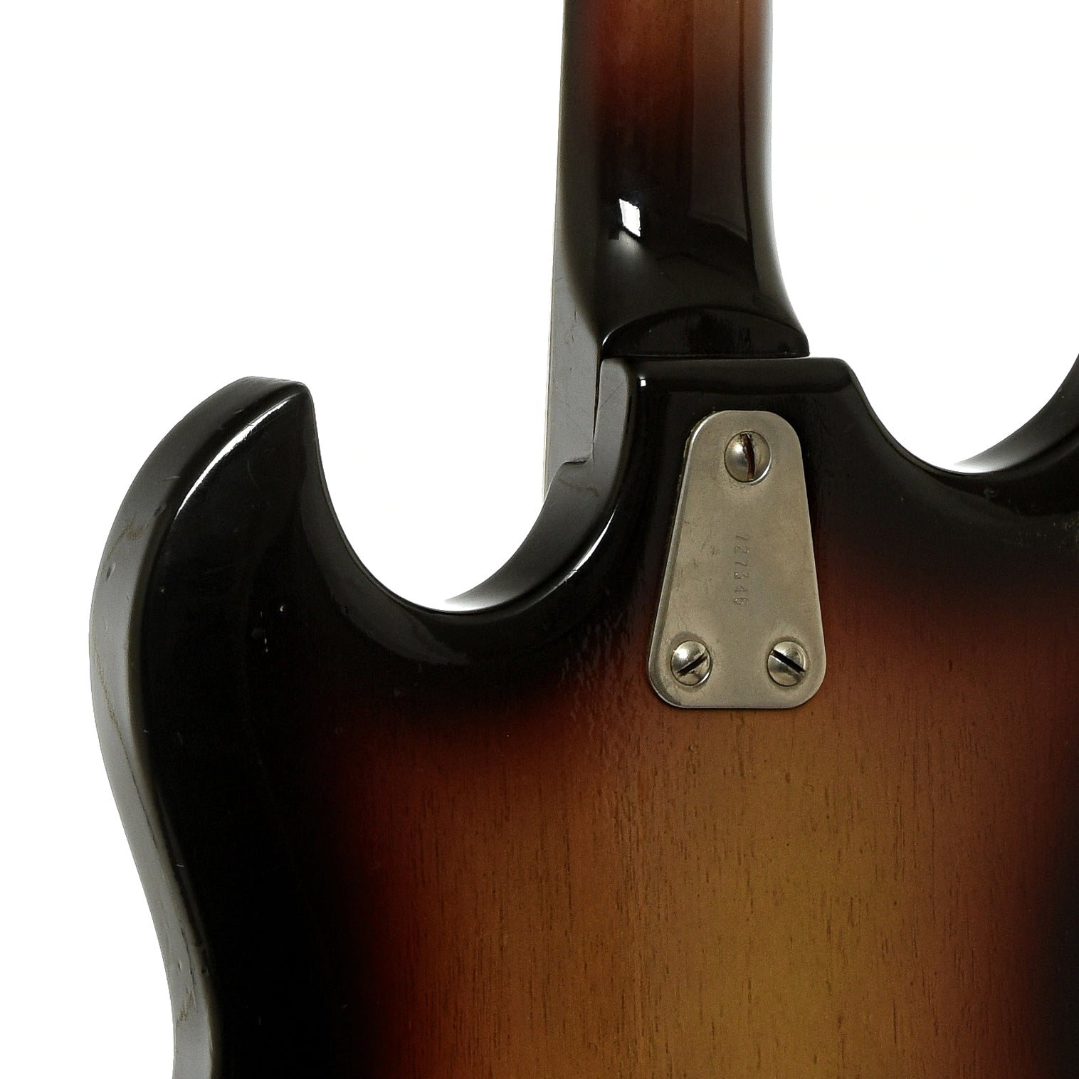 Neck joint of Hagstrom H8 8-String Electric Bass
