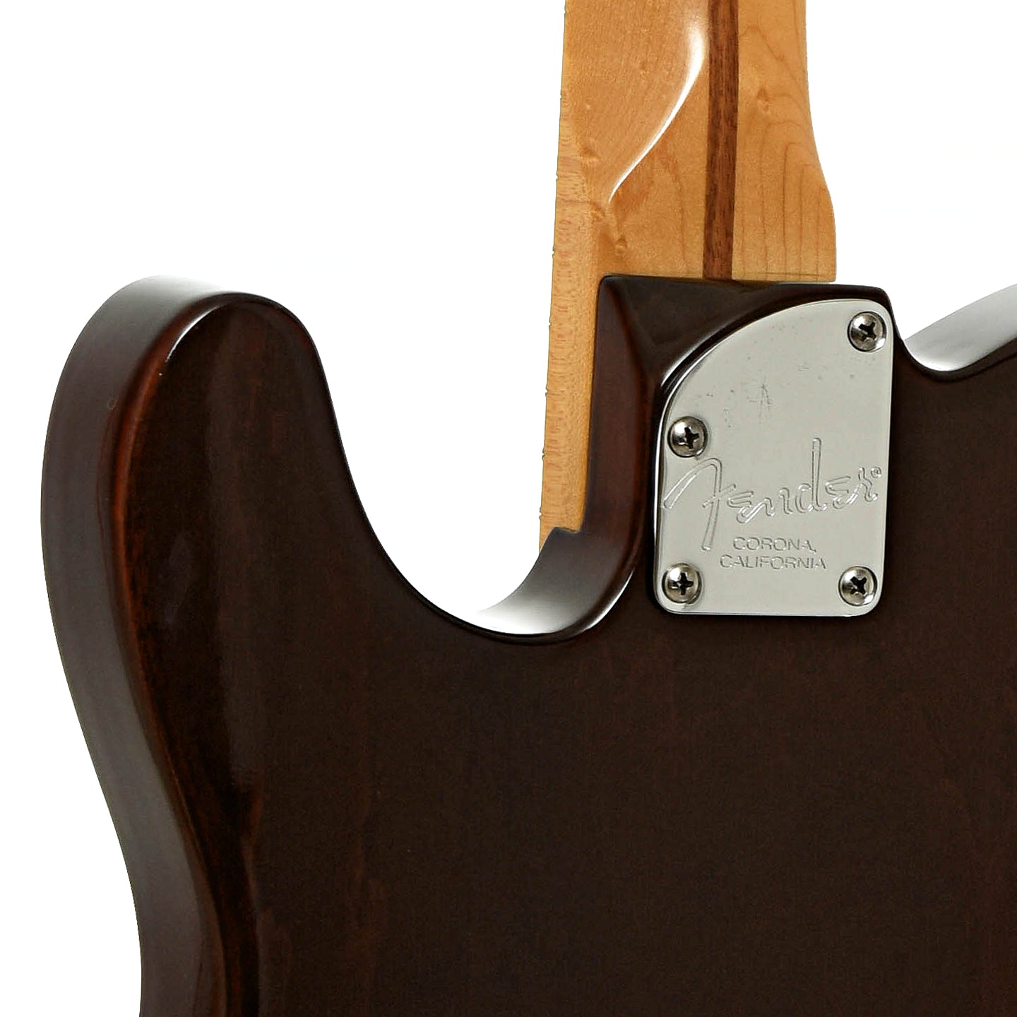 Neck joint of Fender American Select Telecaster Electric Guitar