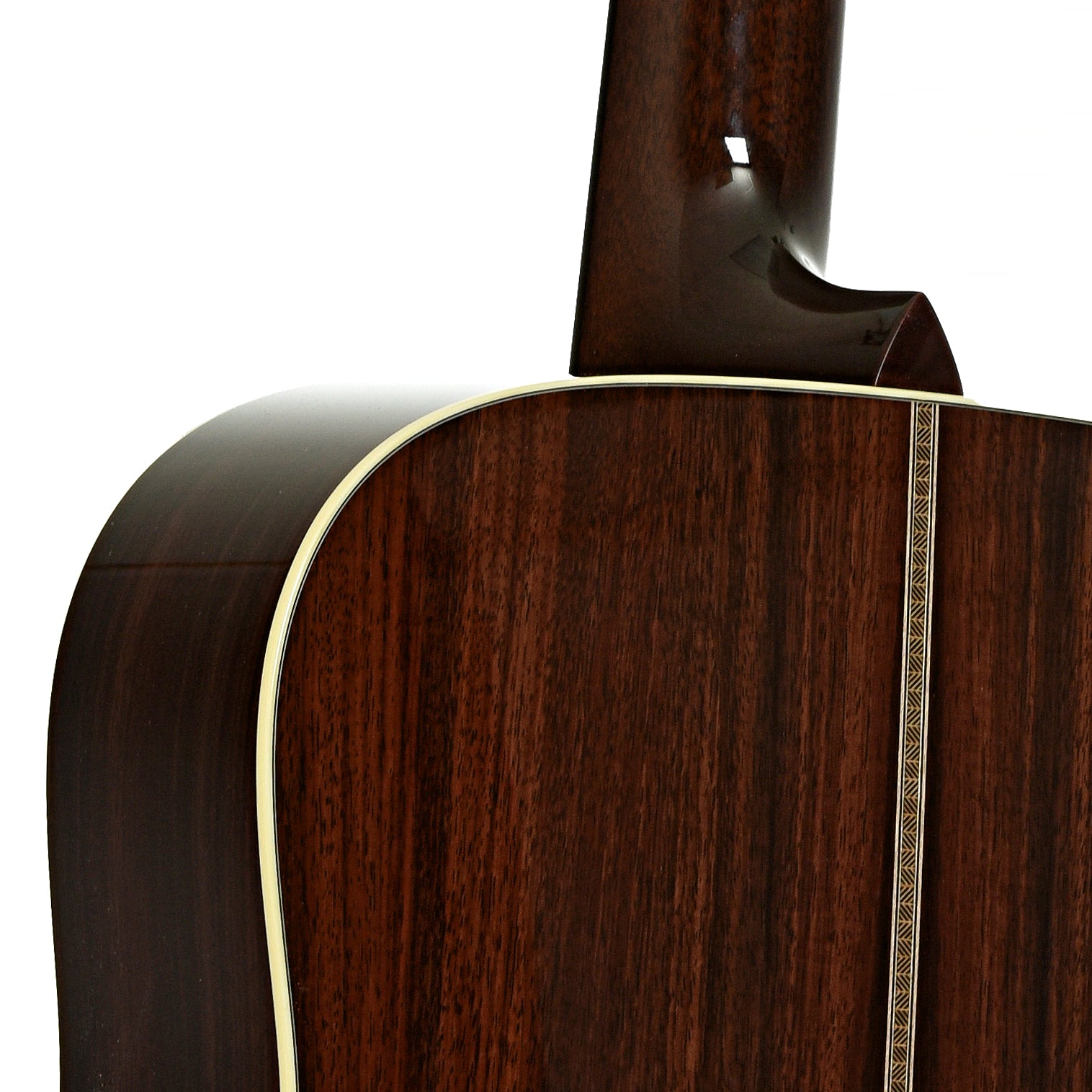 Neck joint of Collings D2 A HC Hill Country Dreadnought Acoustic Guitar