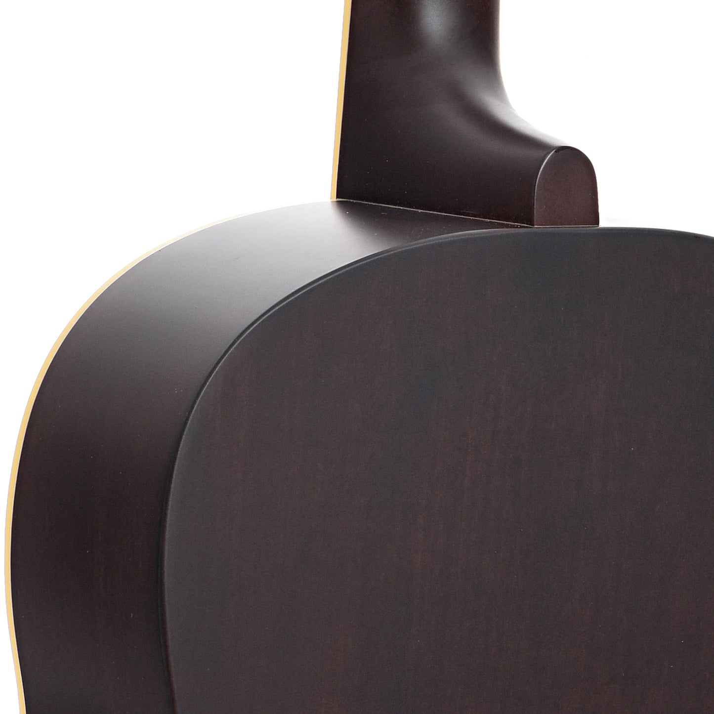 Heel of Gretsch Jim Dandy Dreadnought Acoustic Guitar, Rex Burst